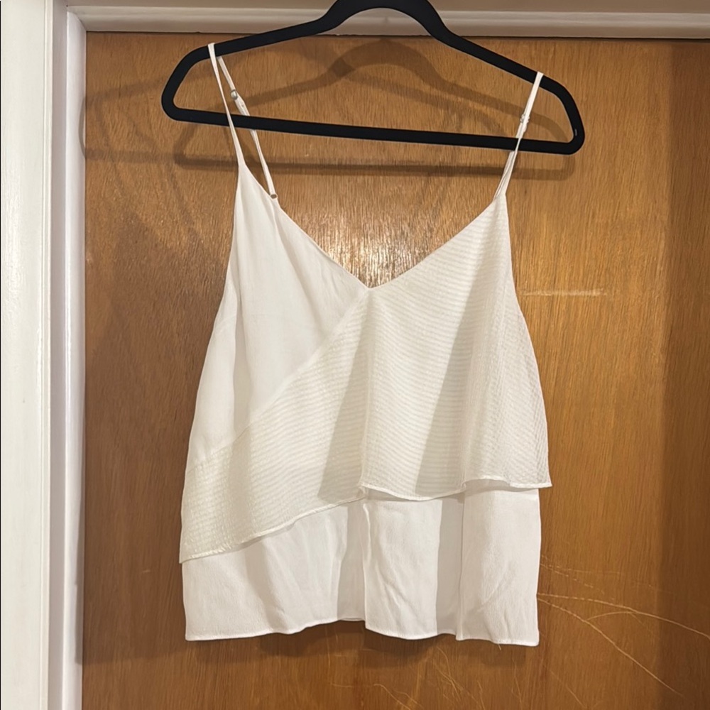 BNWT  Portia White Layered Women's Top